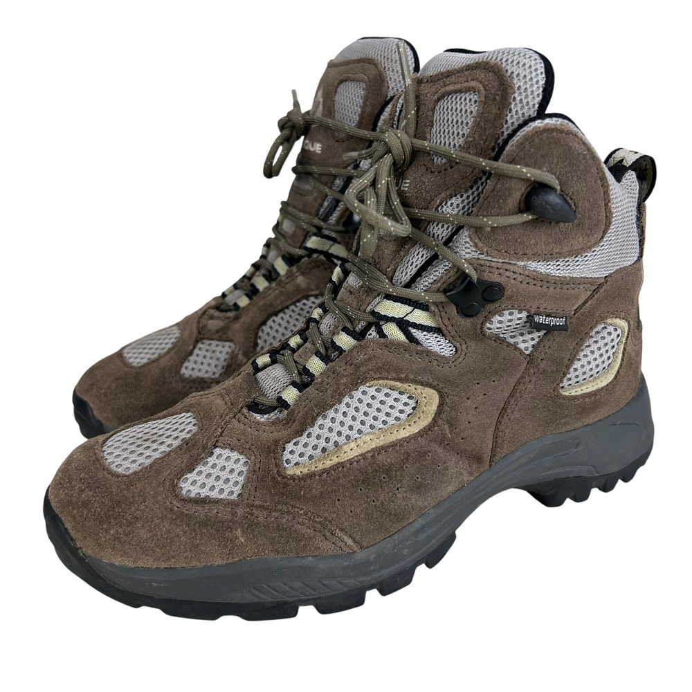 Vasque Youth Brown‎ Suede Waterproof Hiking Boots Size 5M EUR 37.5